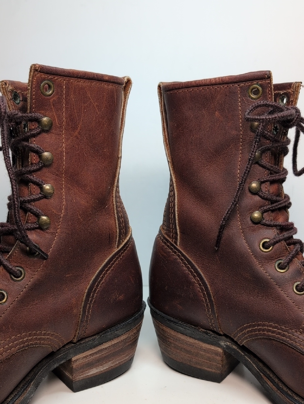 Darango vintage Packer lace up mid-calf Vibram boots women's size 6 - Picture 5 of 15